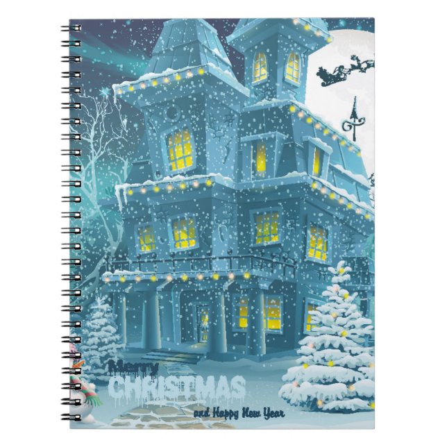 Carnet Carte de voeux Noël et Nouvel An avec l'image (Devant)