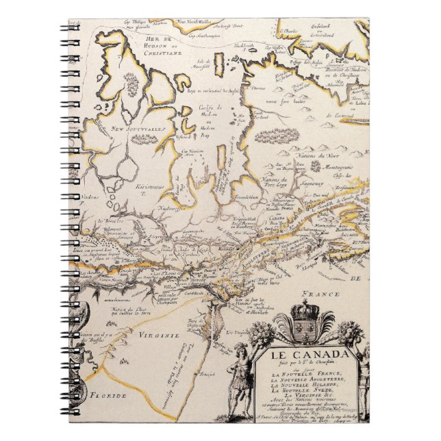Carnet Carte du Canada (Devant)