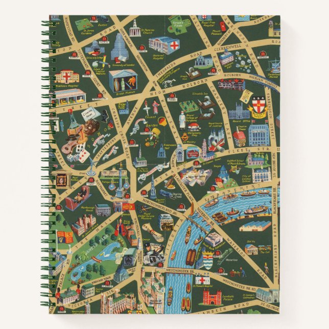 Carnet Carte du Daily Telegraph de Londres (Devant)