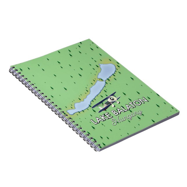 Carnet Carte du lac Balaton Hongrie (Côté Droit)