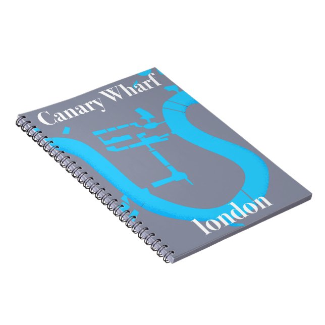 Carnet carte du quai canary london (Côté Droit)