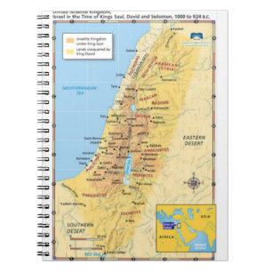 Carnet Carte du Royaume-Uni d'Israël
