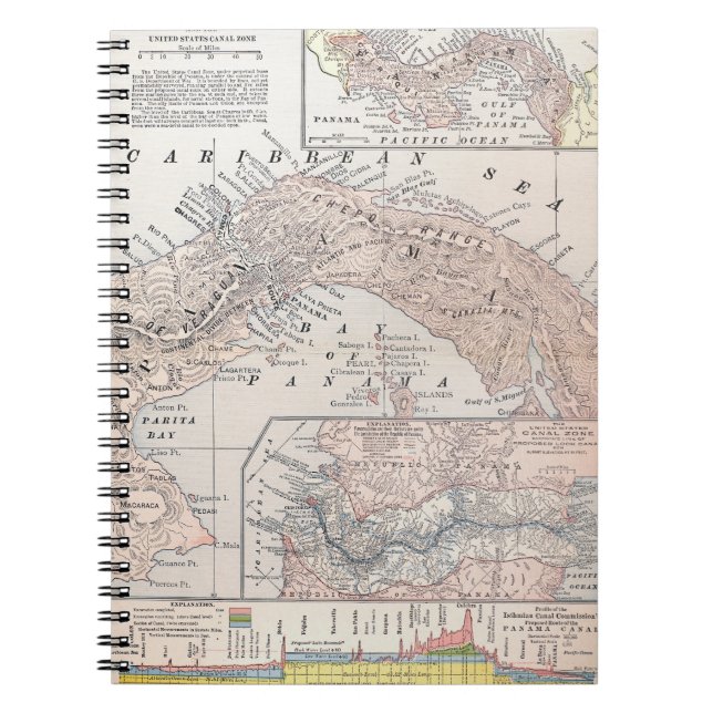 Carnet CARTE : Le PANAMA, 1907 (Devant)