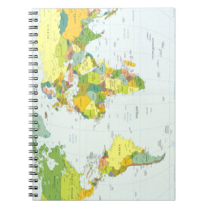 Carnet Carte mondiale Globe Pays Atlas
