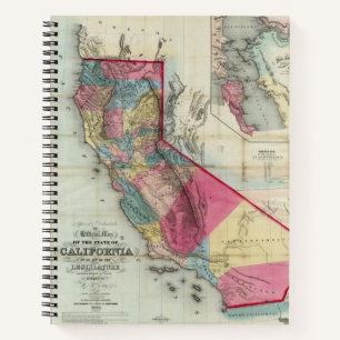 Carnet Carte officielle de l'État de Californie