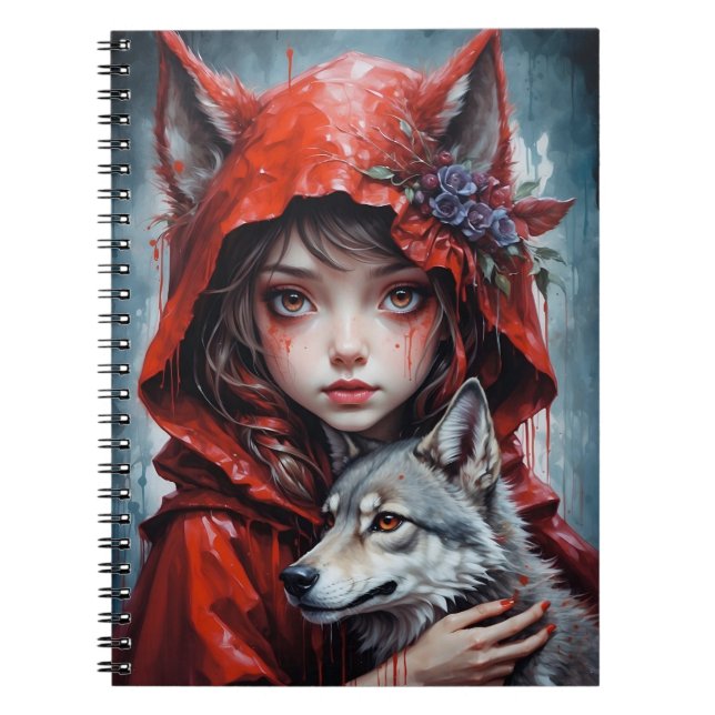 Carnet Carte Postale - Le petit chaperon rouge (Devant)
