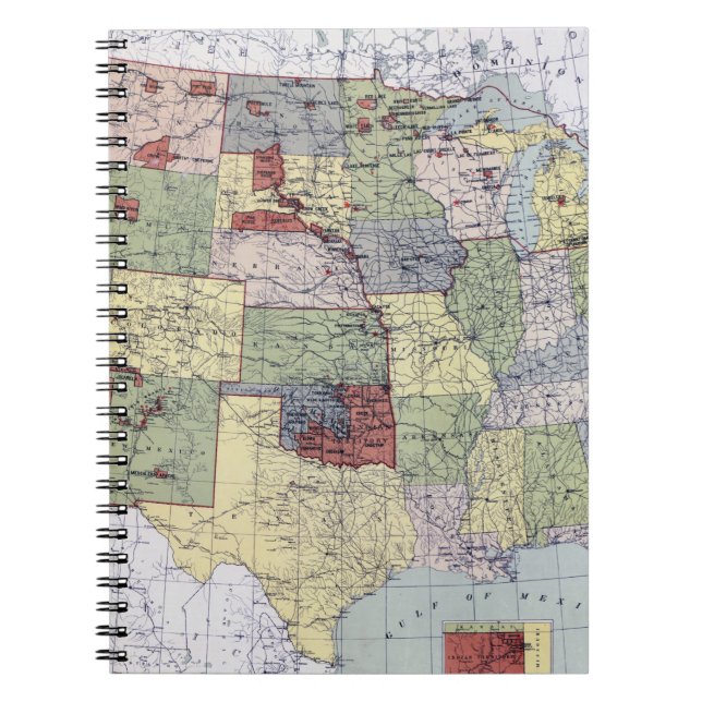 CARNET CARTE : RÉSERVATIONS, 1892 (Devant)