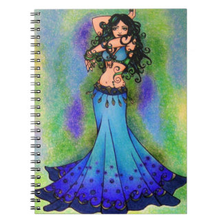 Carnet Cartes d'anniversaire de la danseuse du ventre