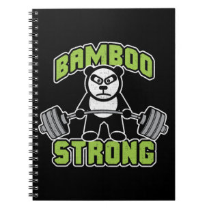 Carnet Cartographie de l'ours de panda - Bambou fort - as