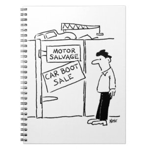 Carnet Carton de vente de la voiture de la casse voiture 