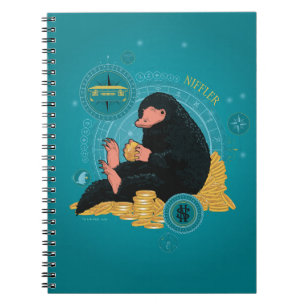 Carnet Carton NIFFLER™ Avec Pièces D'Or