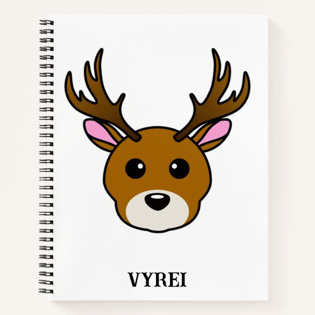 Carnet Cartoon Deer (Devant)