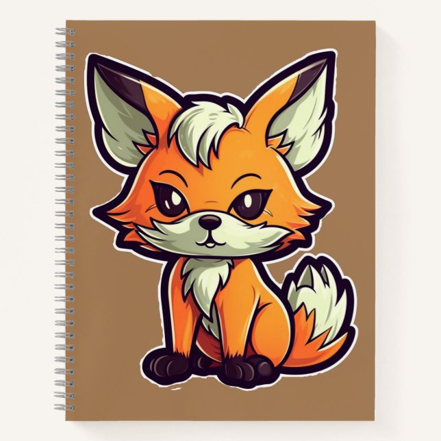 CARNET CARTOON FOX (Devant)