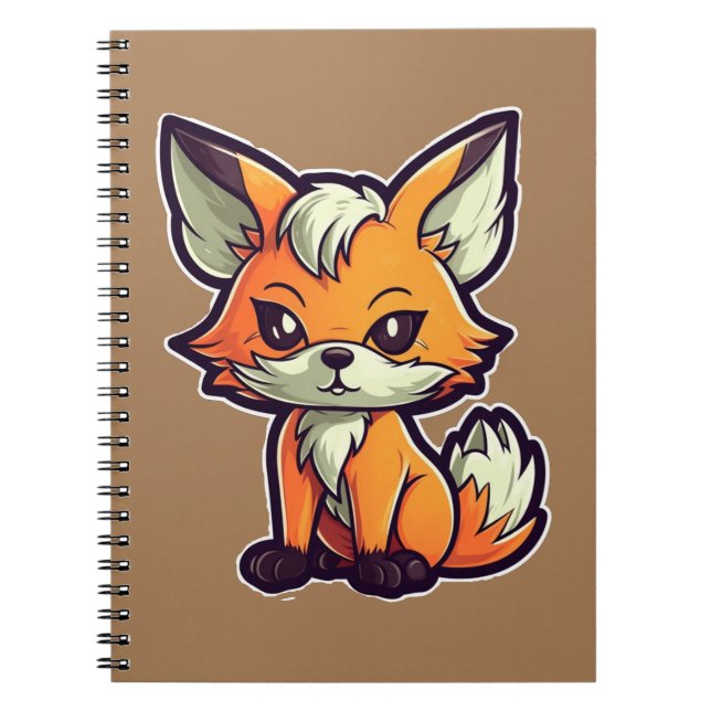 CARNET CARTOON FOX (Devant)
