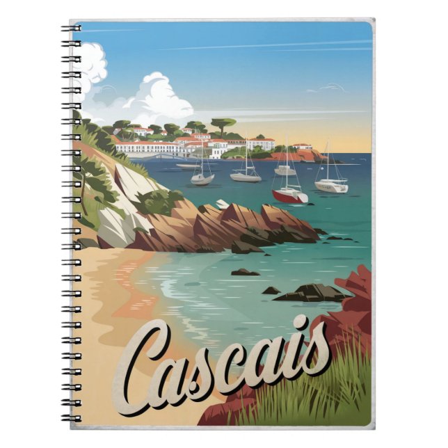 Carnet Cascais Portugal Vintage (Devant)