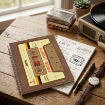 Cassette audio rétro des années 90 avec nom
