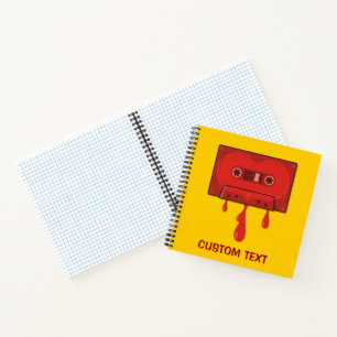 Carnet Cassette du Coeur Rouge