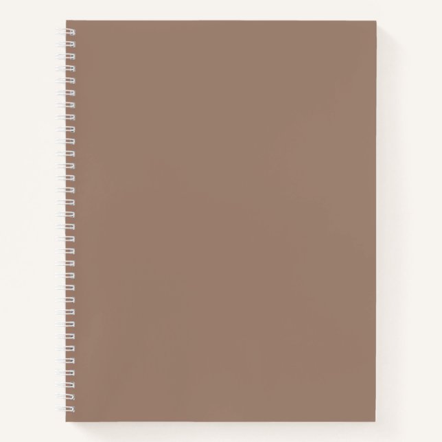Carnet Castor (couleur solide) (Devant)