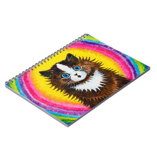 Carnet Cat à Rainbow, Louis Wain