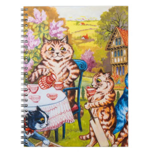 Carnet Cat Garden Party