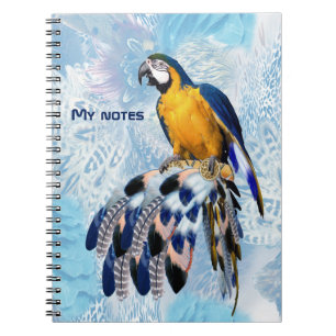 Carnet Catcher de rêve bleu exotique