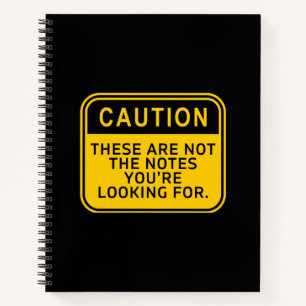 Carnet Ce ne sont pas les notes que vous recherchez Noteb