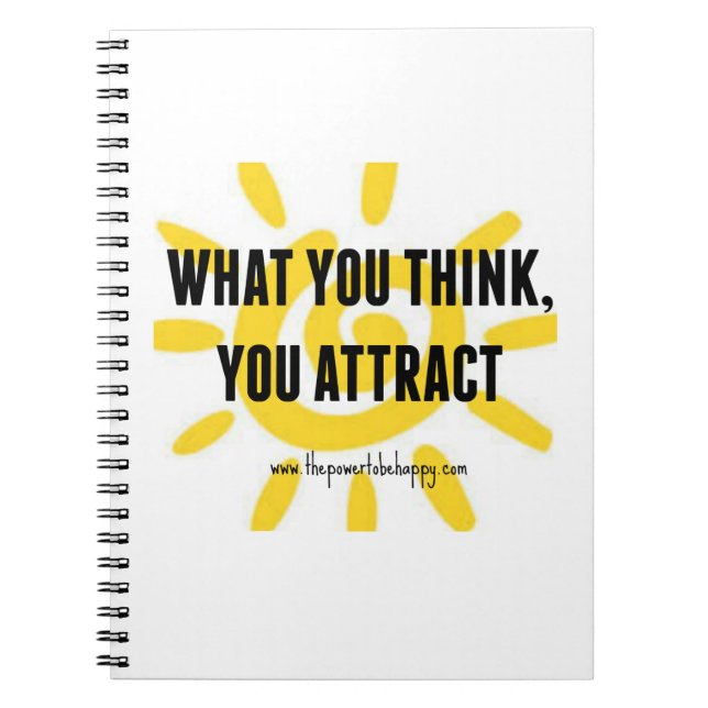 CARNET CE QUE VOUS PENSEZ ATTIRER CARNET/JOURNAL (Devant)