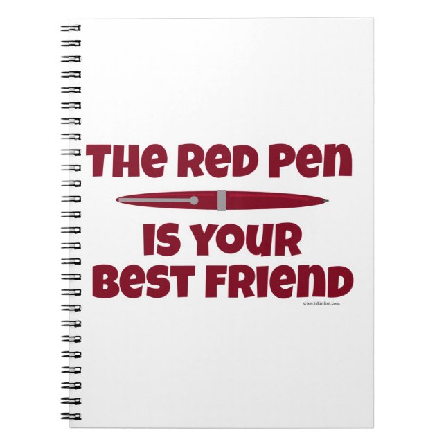 Carnet Ce Stylo Rouge Meilleur Ami Édition Slogan (Devant)