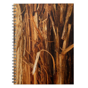 Carnet Cèdre texturé en écorce de bois