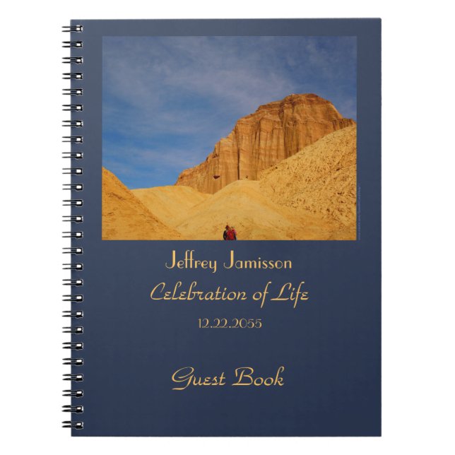 Carnet Célébration de la vie, Memorial Guest Book, Randon (Devant)