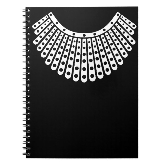 Carnet Célèbre RBG, Ruth Bader Ginsburg, Col RBG (Devant)