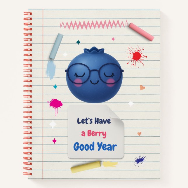 Carnet Célébrons une année fruitée ! – Une rentrée scolai (Devant)
