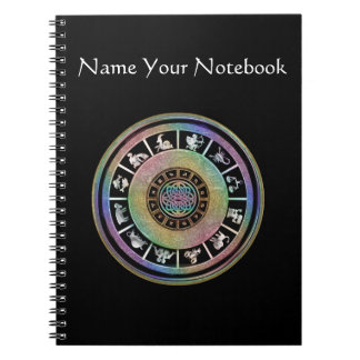 Carnet celtique de mandala de zodiaque