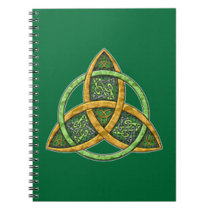 Carnet celtique de noeud de trinité