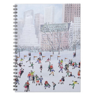 Carnet Central Park New York 1994 de piste de patinage