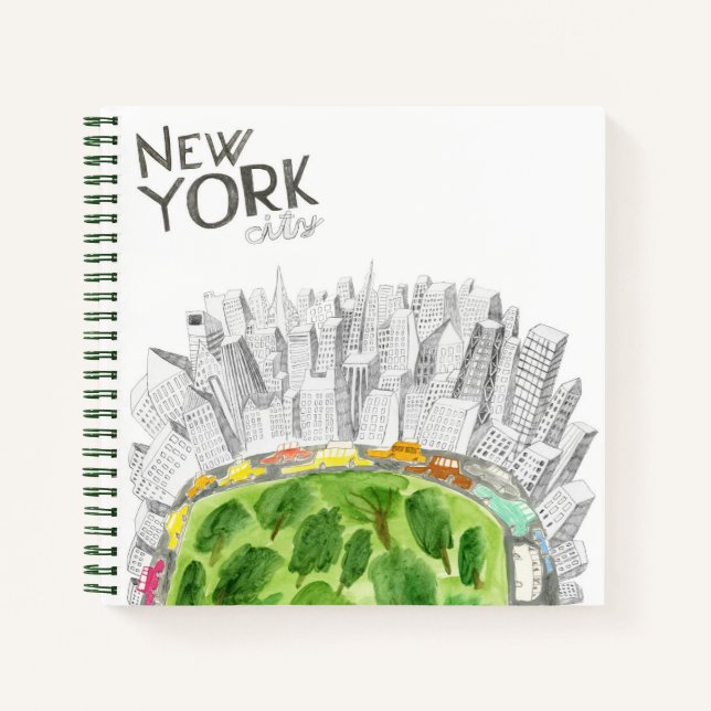 Carnet Central Park & New York City Collage (Devant)