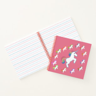 Carnet Cercle de licorne rose Rêverie