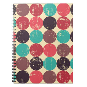 Carnet Cercle motif sans soudure. Motif sans couture. Cen