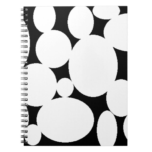 CARNET CERCLES BLANCS (Devant)
