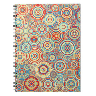 Carnet Cercles distribués couleur Art Générique Abstrait