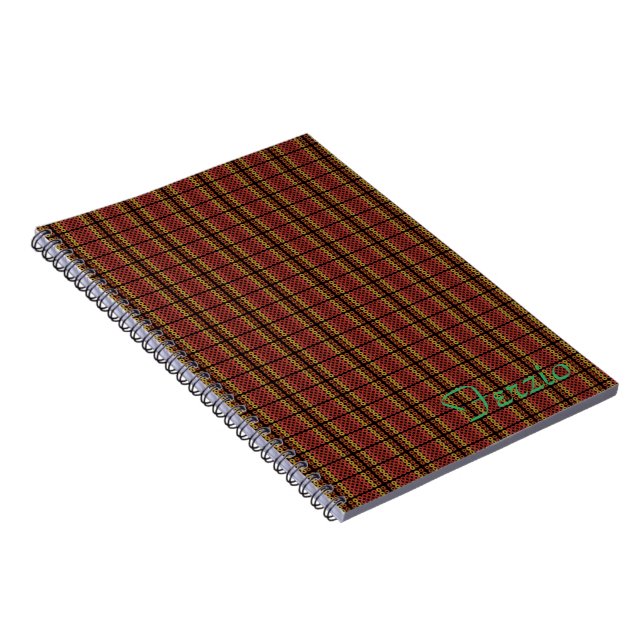 Carnet Cercles rétro chauds (Côté Droit)