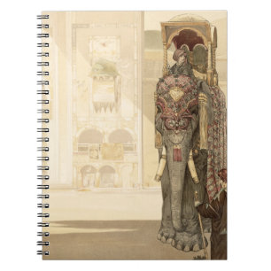 Carnet Ceremonial Elephant, from 'Le Jeune Book' by Rud