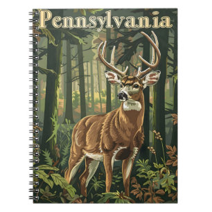 Carnet Cerf de Pennsylvanie
