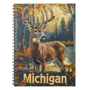 Carnet Cerf de Virginie du Michigan