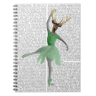 Carnet Cerfs communs de ballet en vert