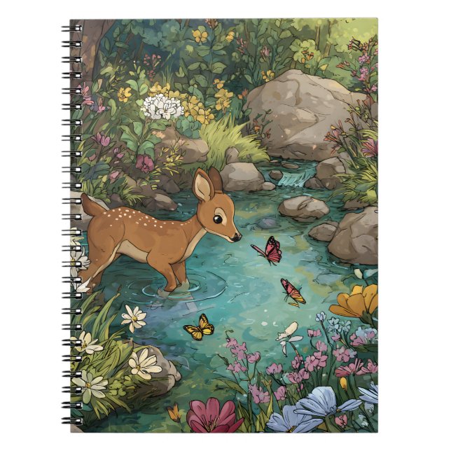 Carnet Cerfs Fantaisistes dans l'Art de l'Étang de la For (Devant)