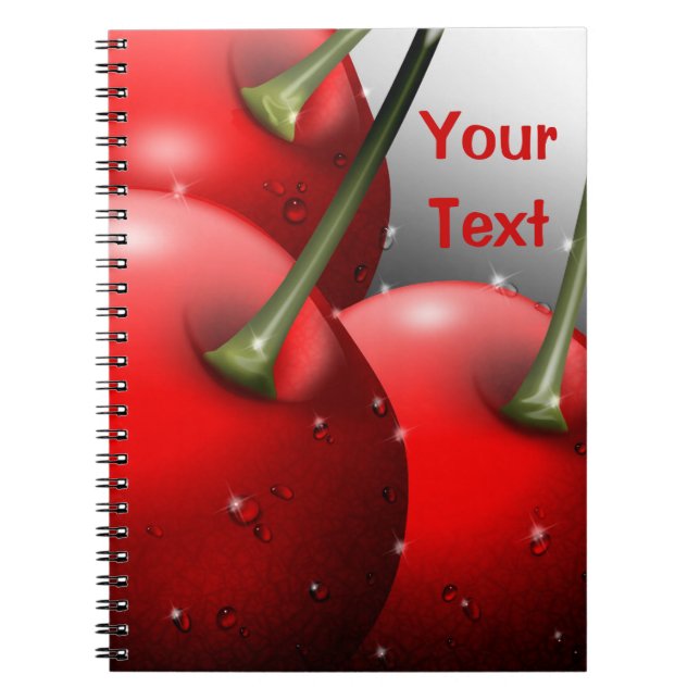 Carnet Cerises avec gouttes de ragoût (Devant)