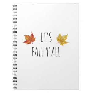 Carnet C'est automne vous automne inspiré par Dunn de