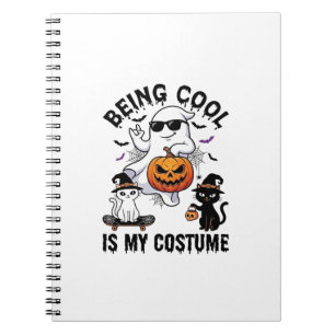 Carnet C'est Cool C'est Costume Halloween Fantôme Citroui