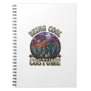 Carnet C'est Cool C'est Costume Halloween Zombie Cimetièr